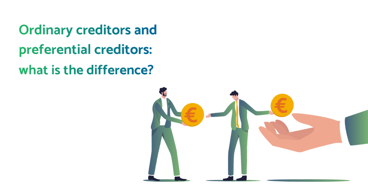 Ordinary creditors and preferential creditors what is the difference