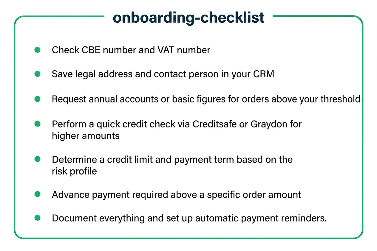 Onboarding checklist Unpaid