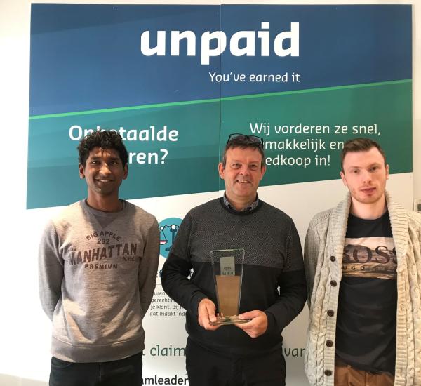 Unpaid remporte le Credit Management Innovation Award