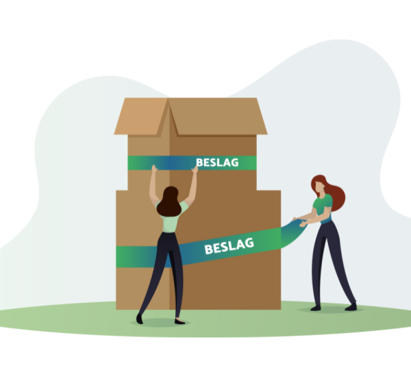Deurwaarder legt beslag